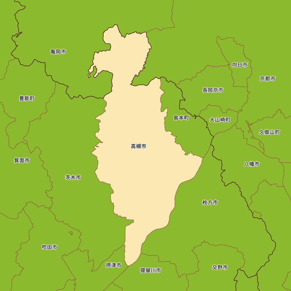 大阪府高槻市の地図 Map It マップ イット