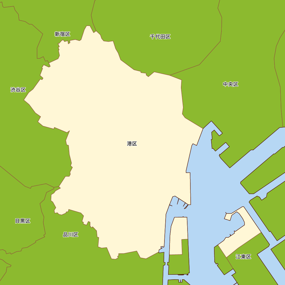 東京都港区の地図 | Map-It マップ・イット