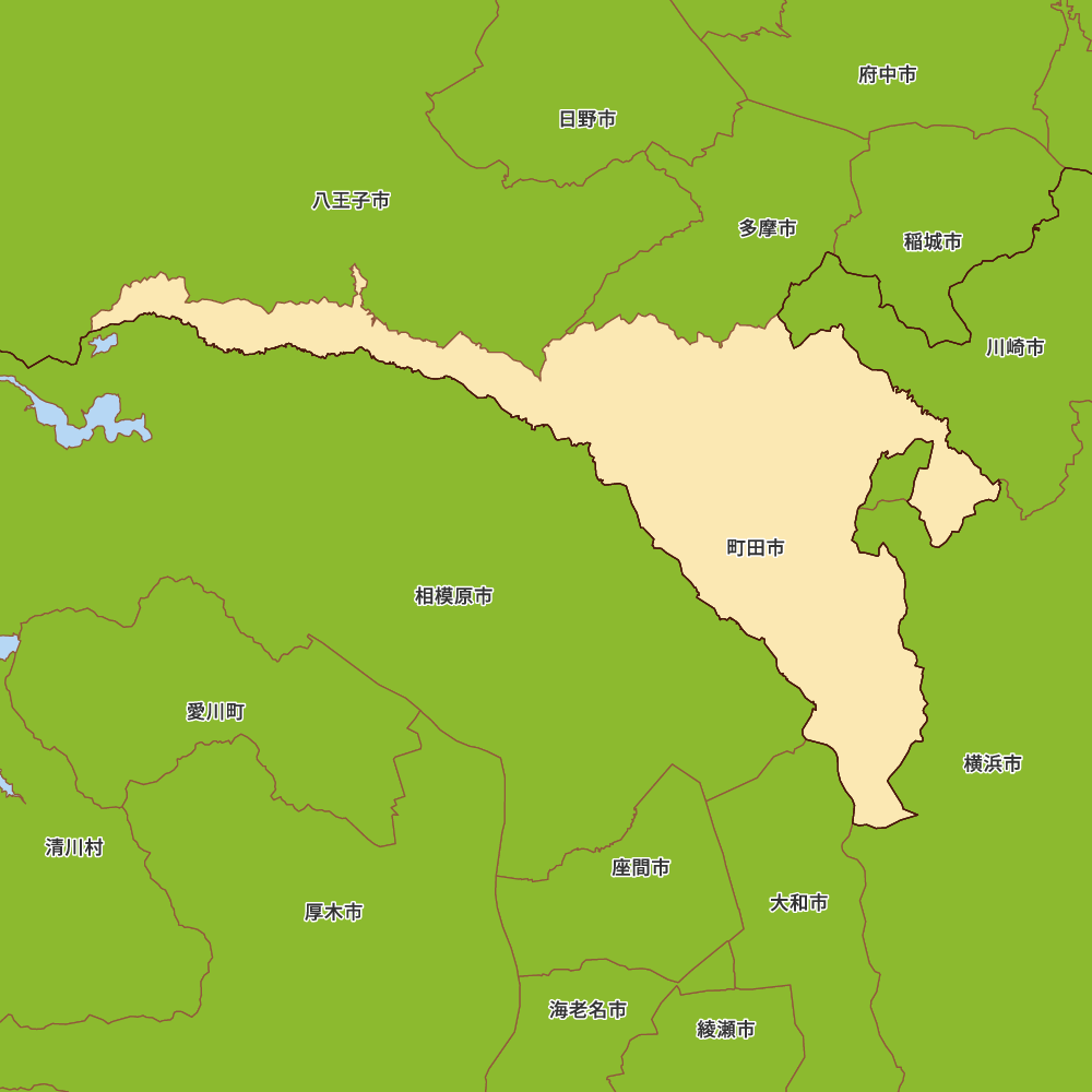 東京都町田市の地図 | Map-It マップ・イット