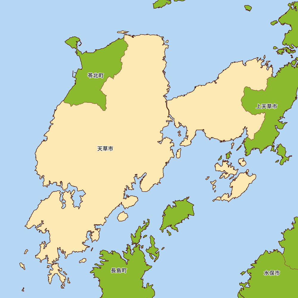 熊本県天草市の地図 Map It マップ イット