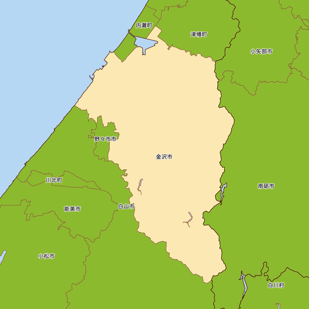 石川県金沢市の地図 Map It マップ イット