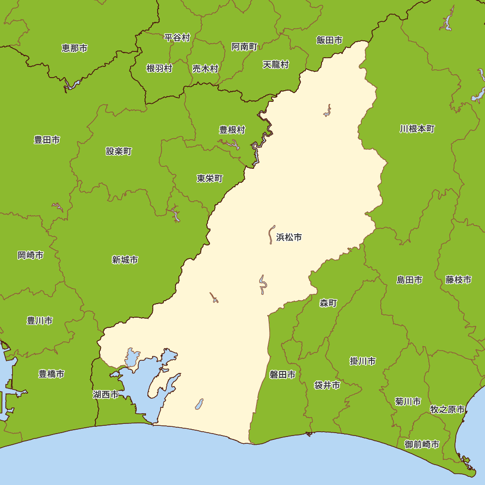 静岡県浜松市の地図 Map It マップ イット