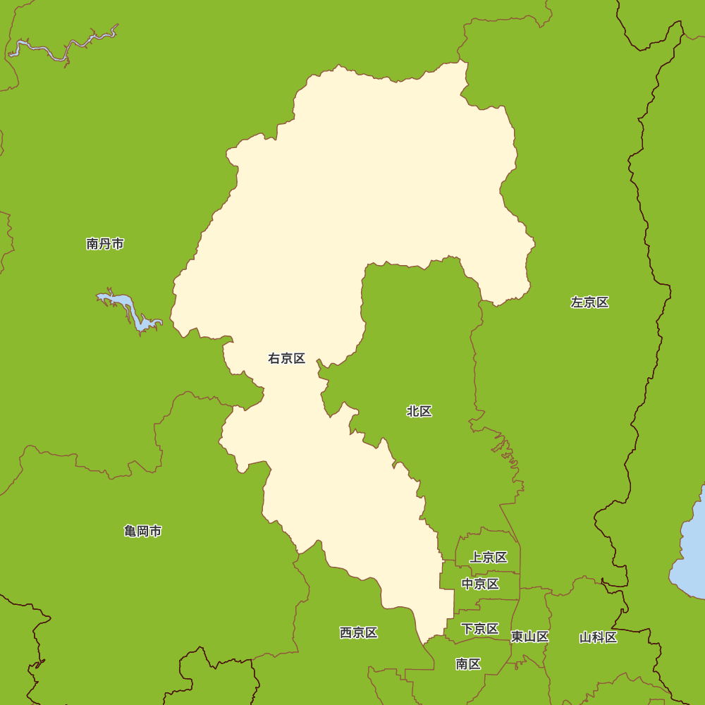 京都府京都市右京区の地図 | Map-It マップ・イット