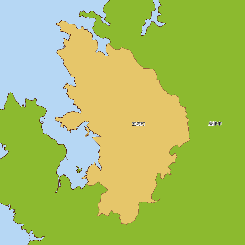 佐賀県東松浦郡玄海町の地図 | Map-It マップ・イット