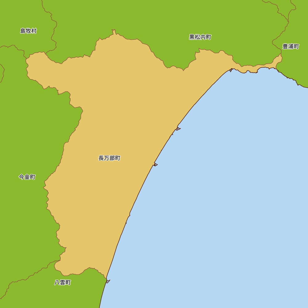 長万部町