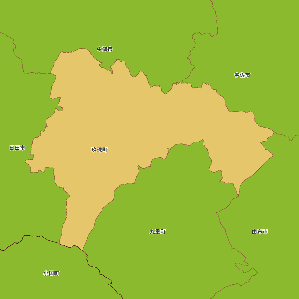 大分県玖珠郡玖珠町の地図 | Map-It マップ・イット