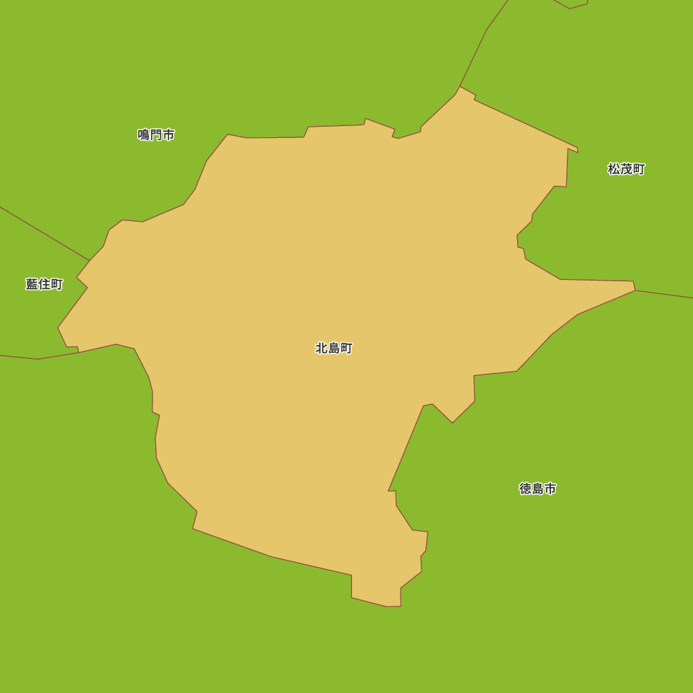 徳島県板野郡北島町の地図 | Map-It マップ・イット