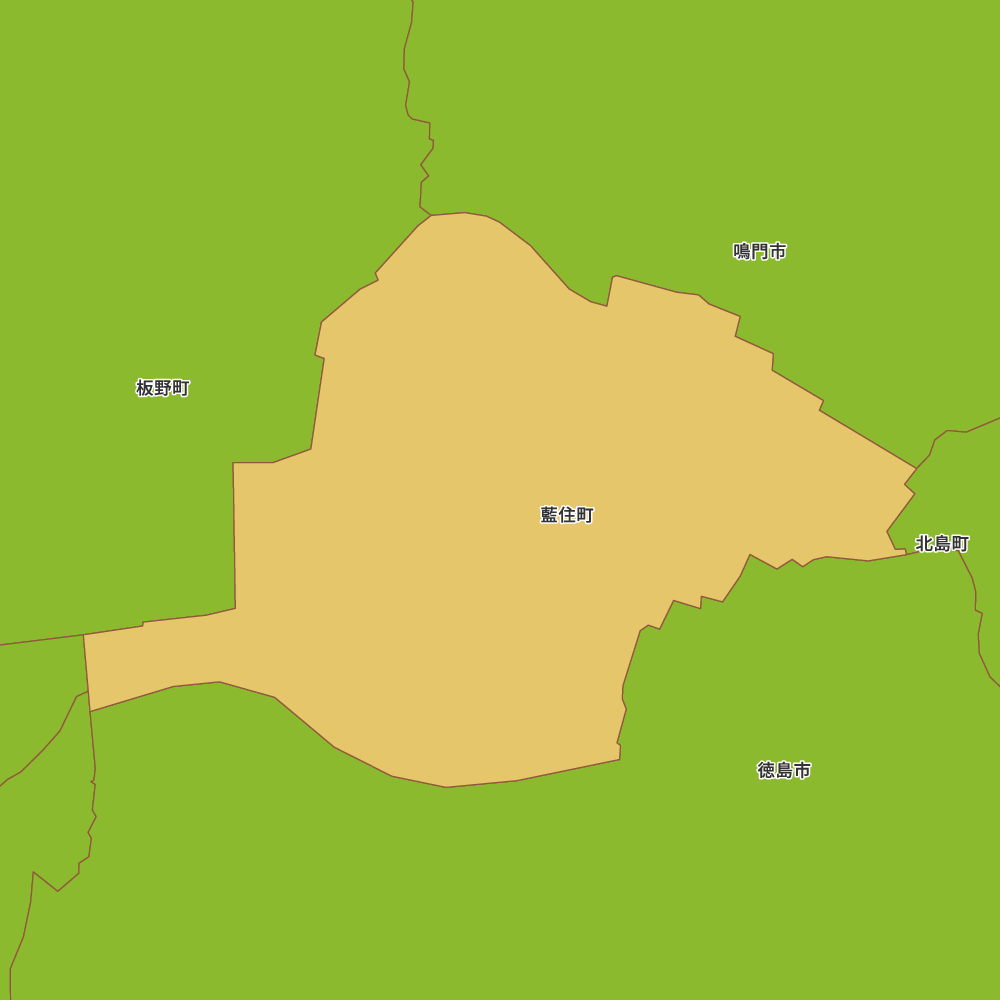 徳島県板野郡藍住町の地図 | Map-It マップ・イット