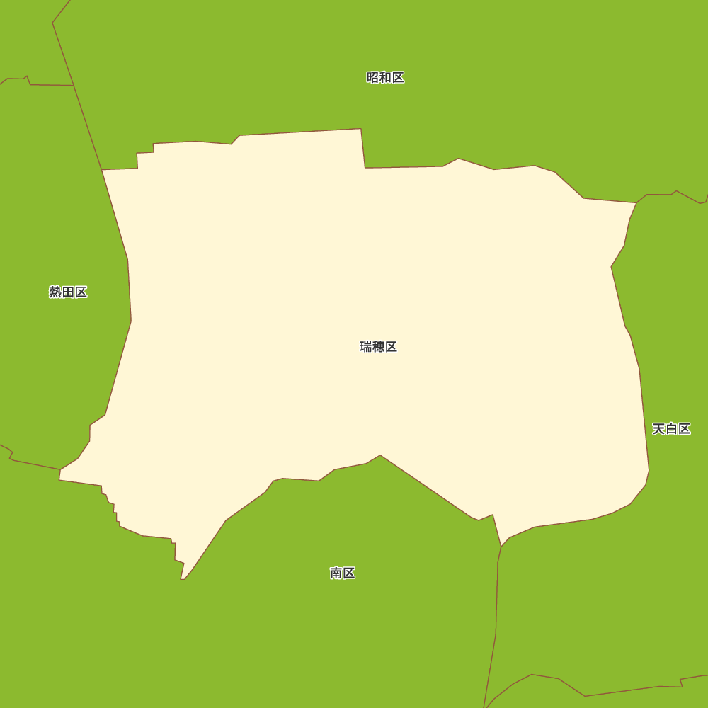 愛知県名古屋市瑞穂区の地図 | Map-It マップ・イット