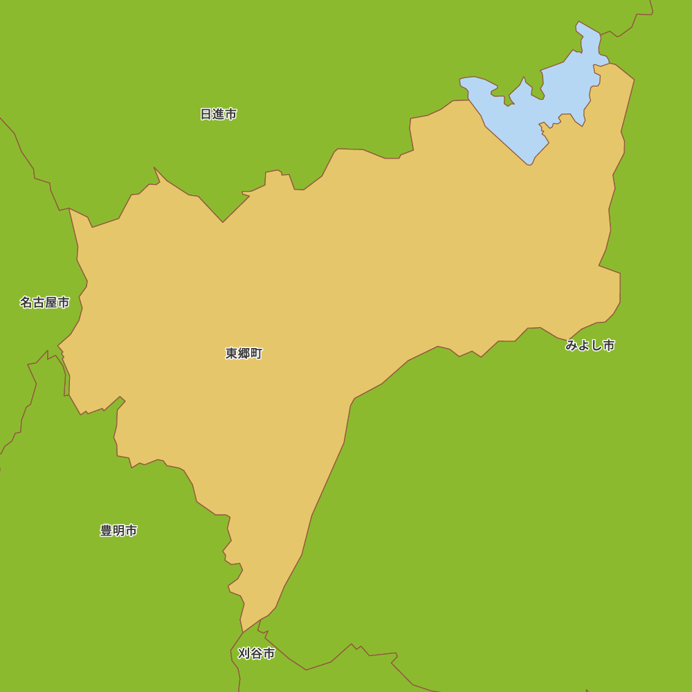 愛知県 愛知郡 東郷町 豊明市 - 地図/旅行ガイド