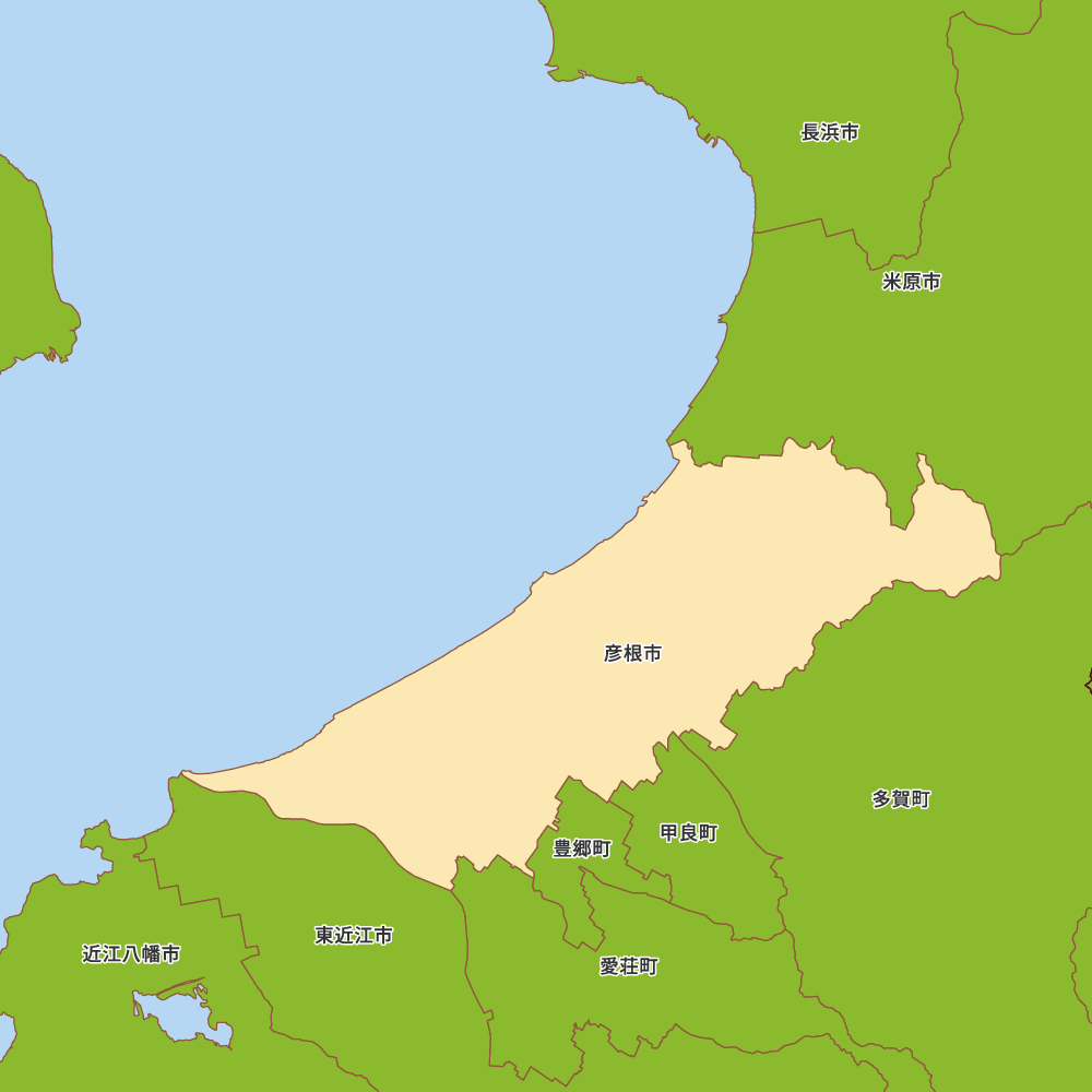 滋賀県彦根市の地図 | Map-It マップ・イット