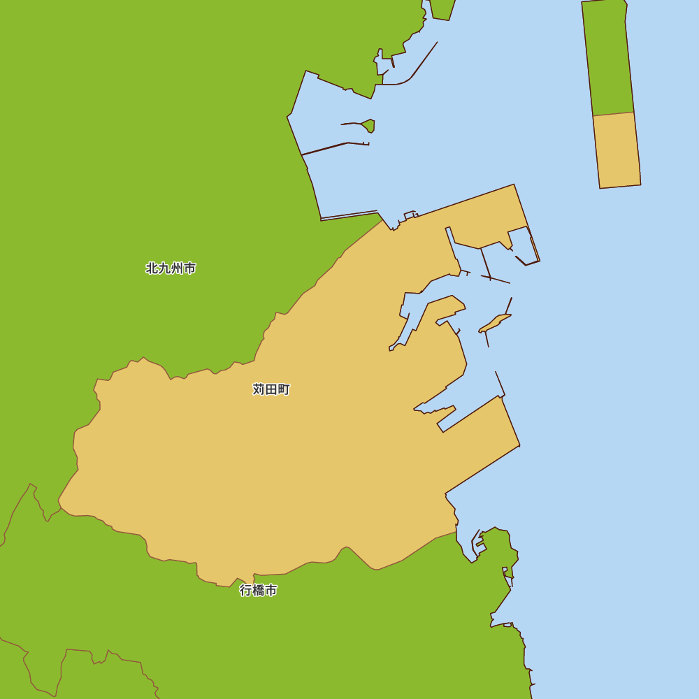 苅田町