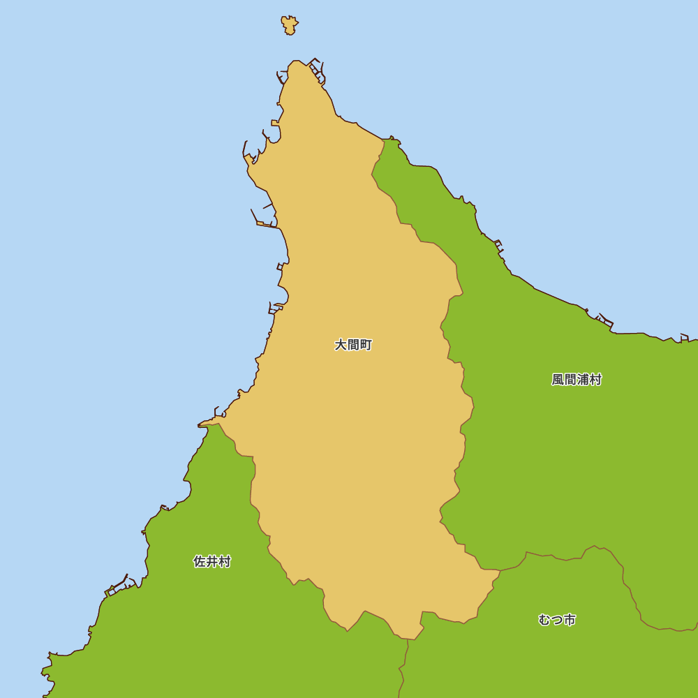 大間町