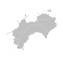 四国地方 - silhouette