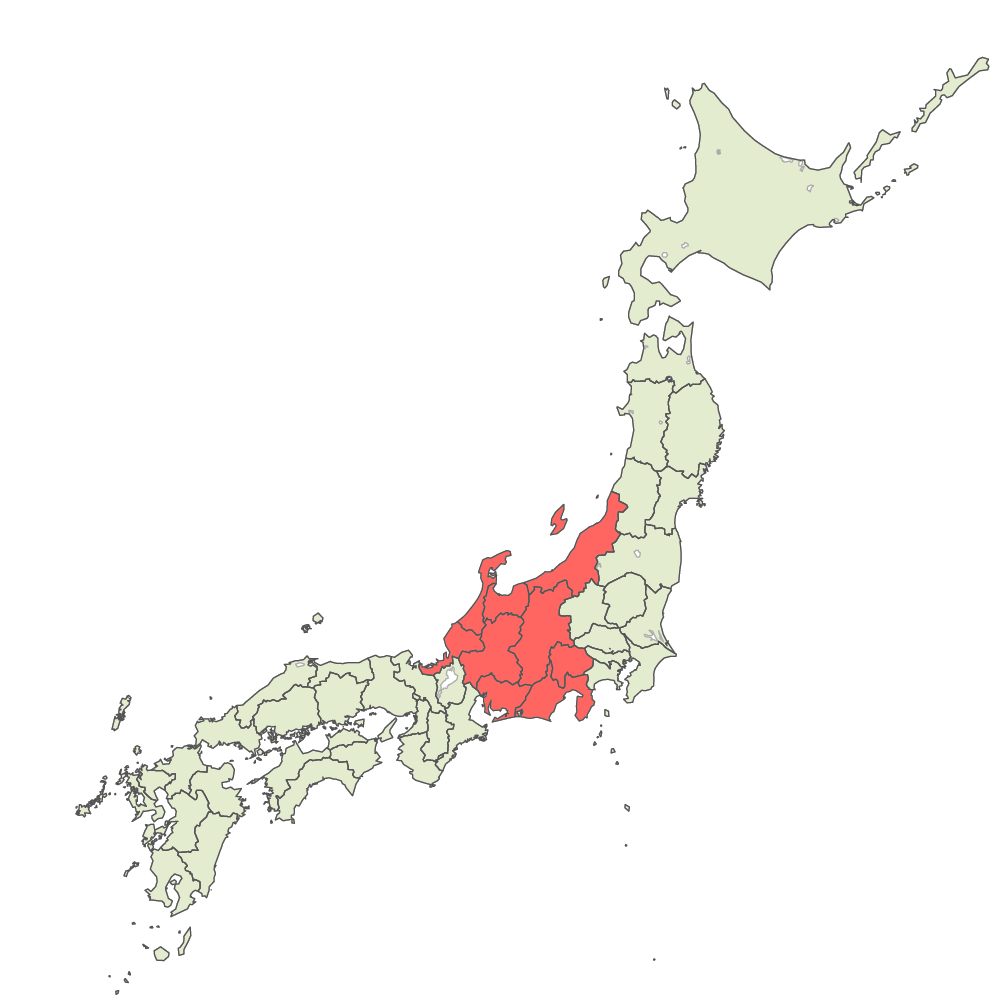 中部地方