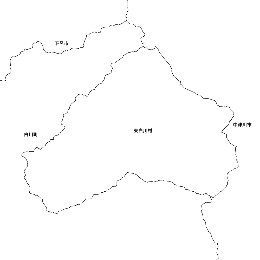 東白川村