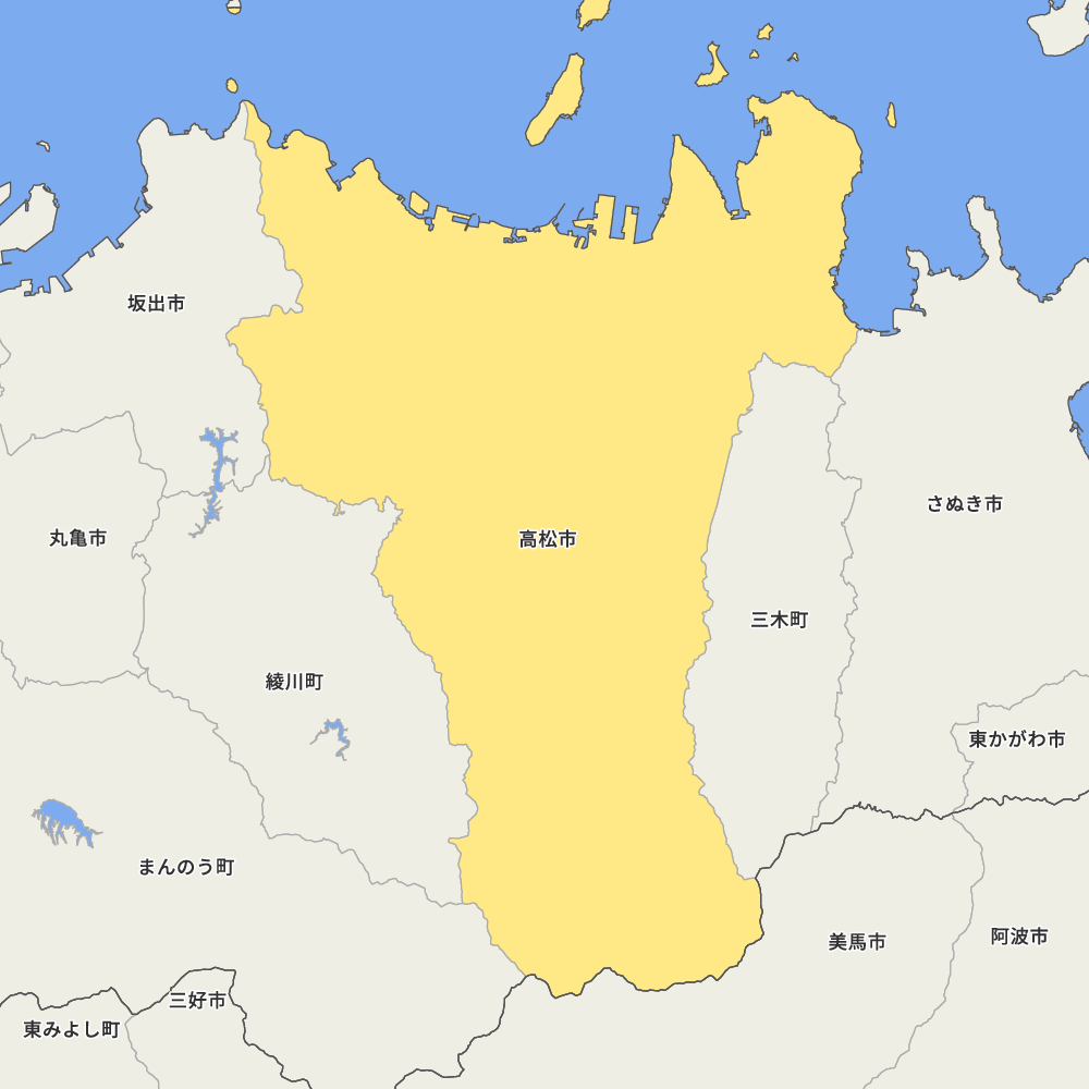 香川県高松市の地図 | Map-It マップ・イット