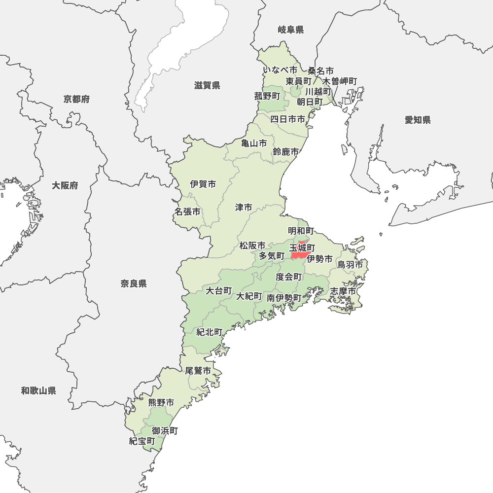 三重 県 度 会 郡 玉城 町