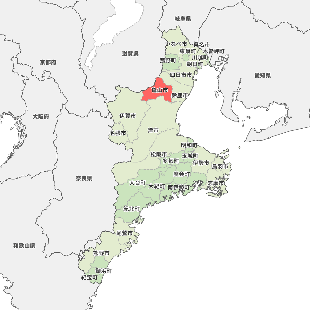 三重 県 亀山 市