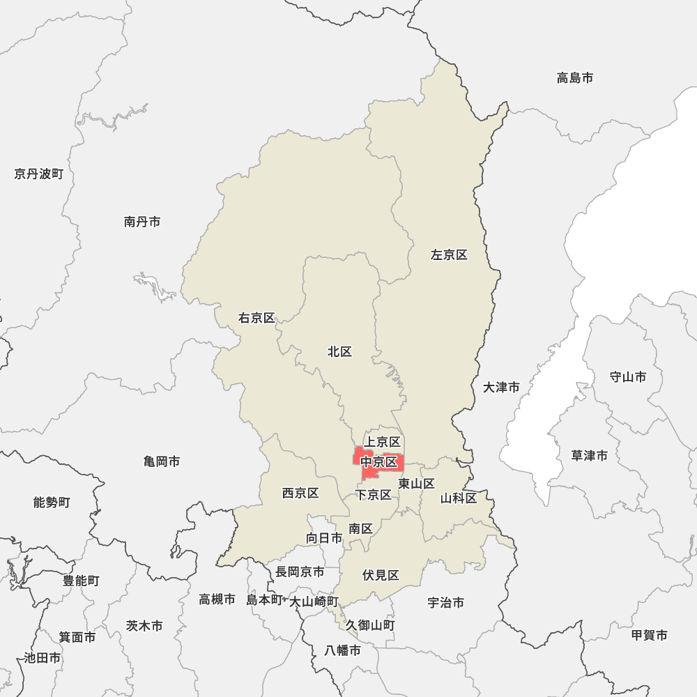 京都府京都市中京区の地図 | Map-It マップ・イット