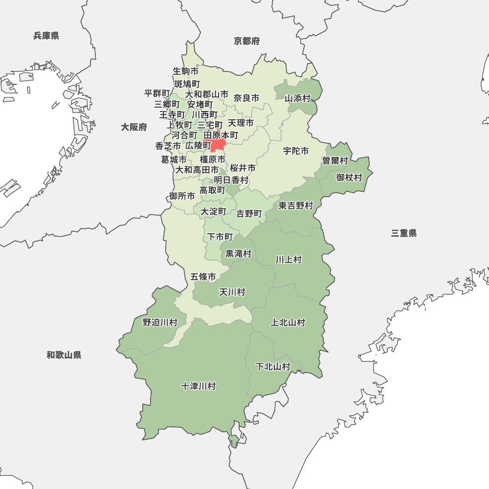 奈良 県 磯城 郡 田原本 町