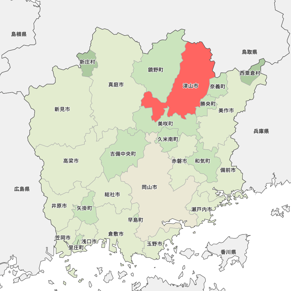 岡山 県 津山 市