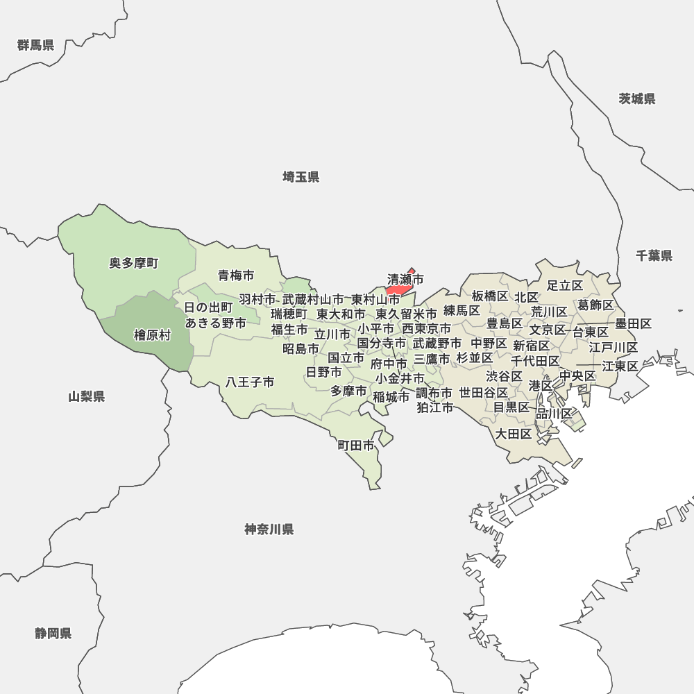 東京 都 清瀬 市