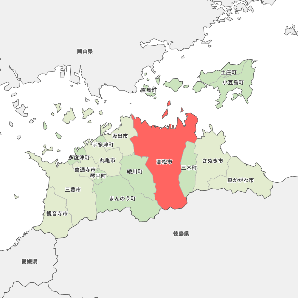 香川県高松市の地図 | Map-It マップ・イット