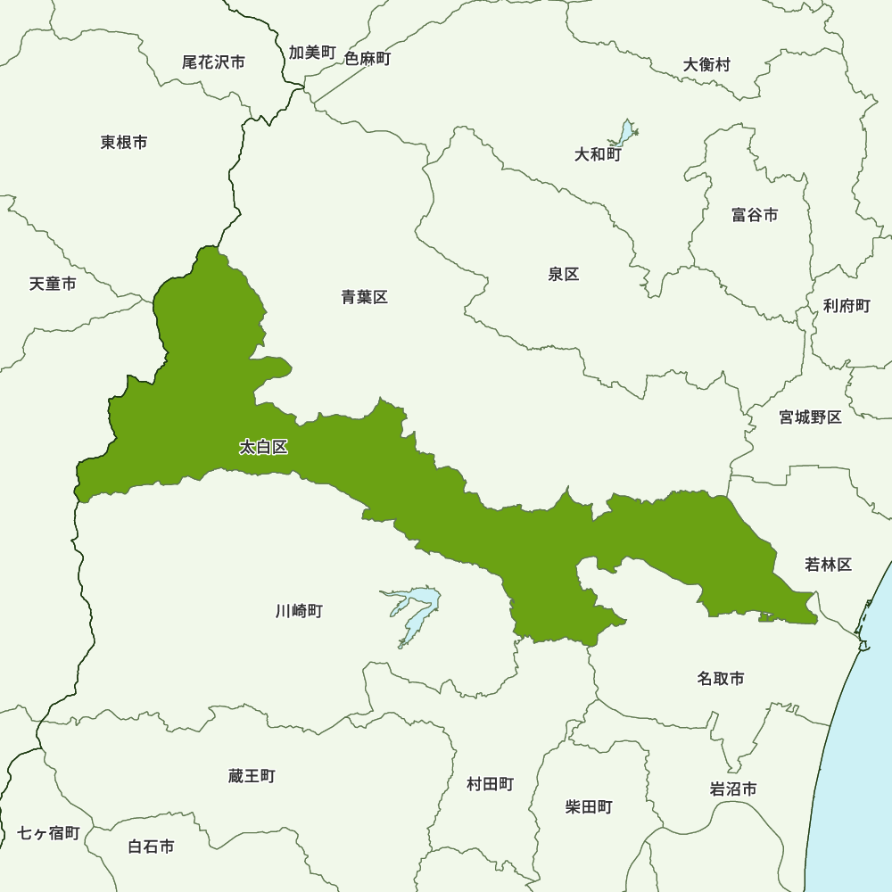 宮城 県 太白 区