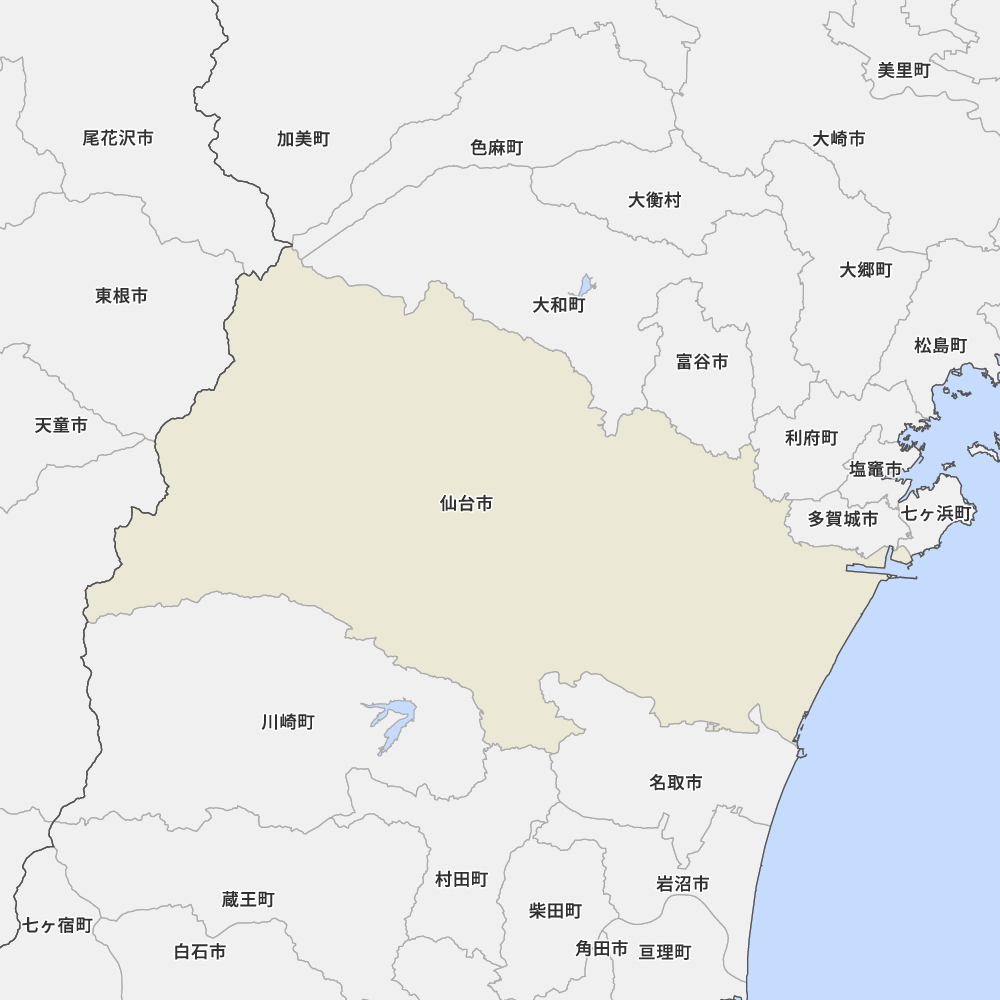 宮城県仙台市の地図 | Map-It マップ・イット