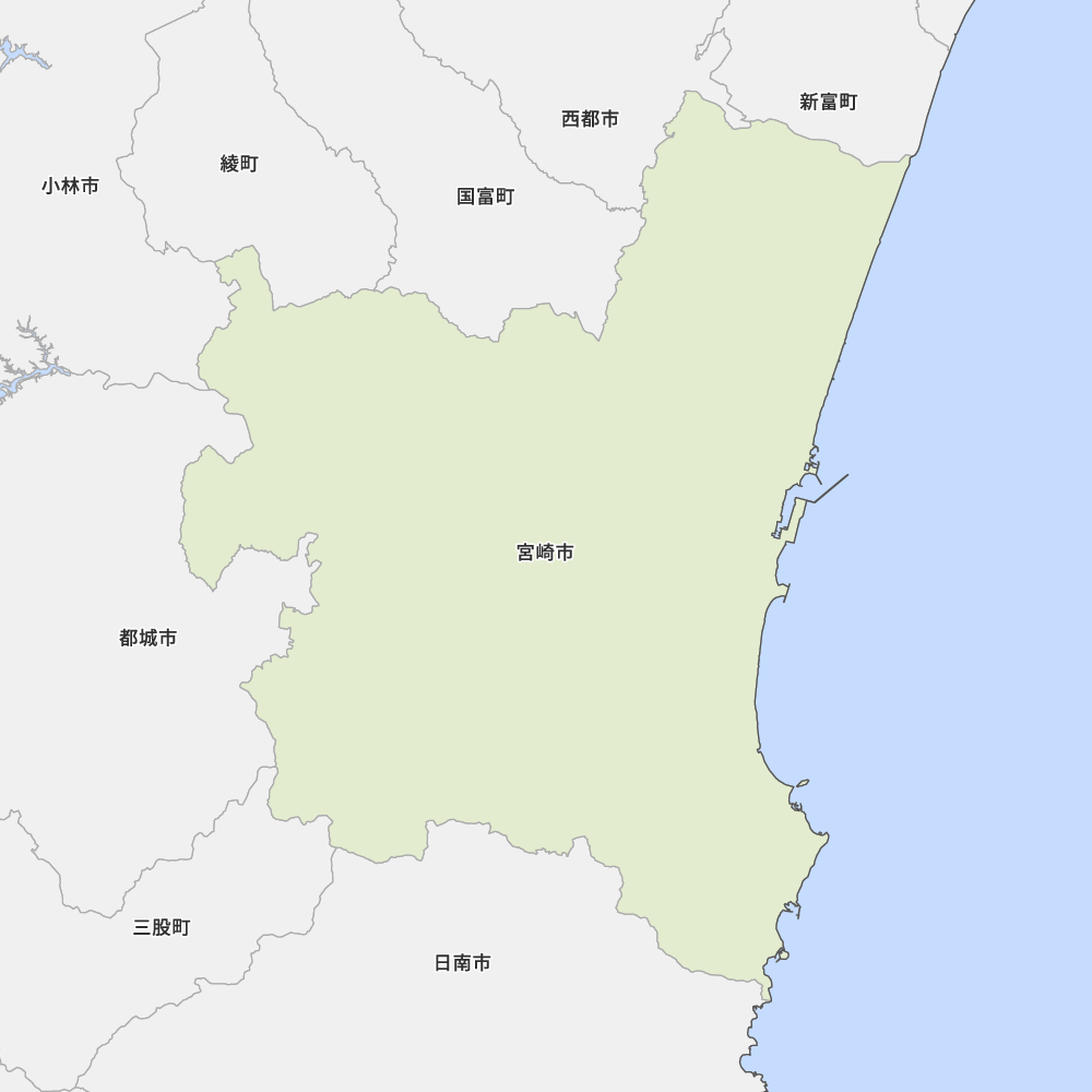 宮崎県宮崎市の地図 | Map-It マップ・イット