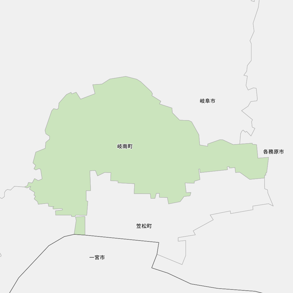 岐阜 県 羽島 郡 岐南 町