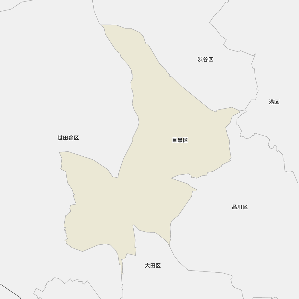 東京都目黒区の地図 | Map-It マップ・イット