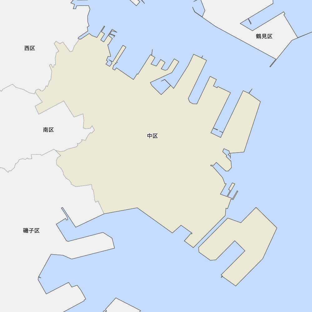 神奈川県横浜市中区の地図 | Map-It マップ・イット