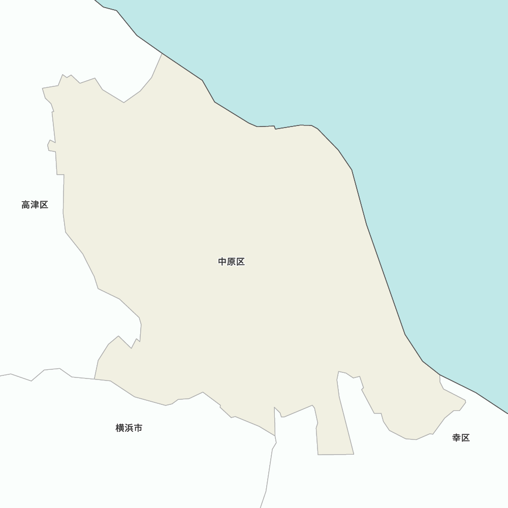 神奈川県川崎市中原区の地図 | Map-It マップ・イット