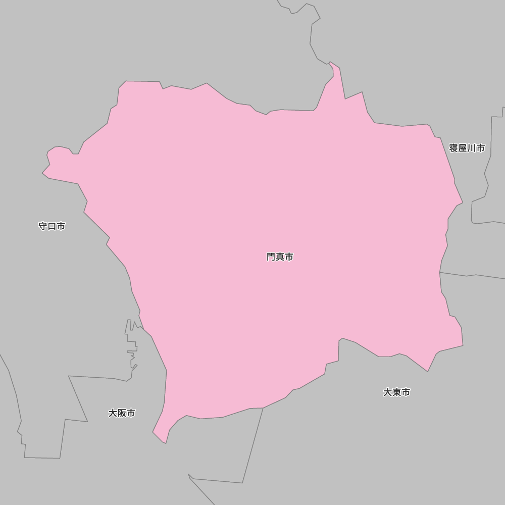 大阪府門真市の地図 | Map-It マップ・イット