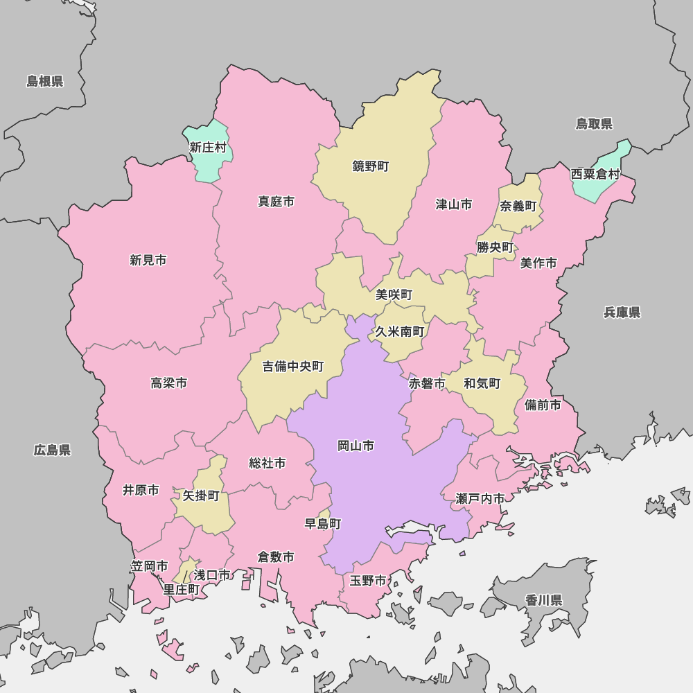 岡山 県庁 所在地