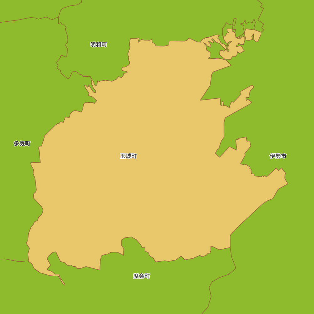 三重 県 度 会 郡 玉城 町