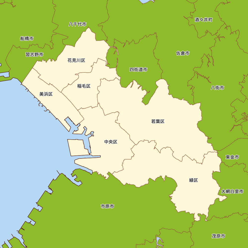 千葉 県 千葉 市 中央 区