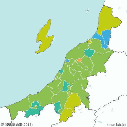 新潟県の離婚率の統計 Town Lab タウンラボ