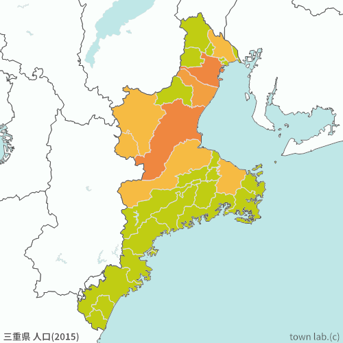 三重県 人口