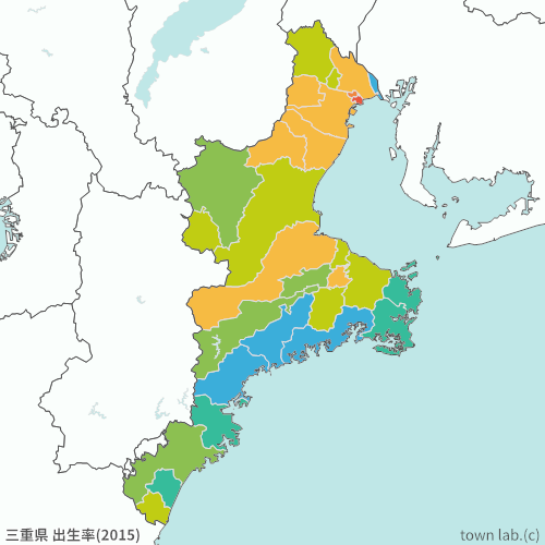 三重県 出生率