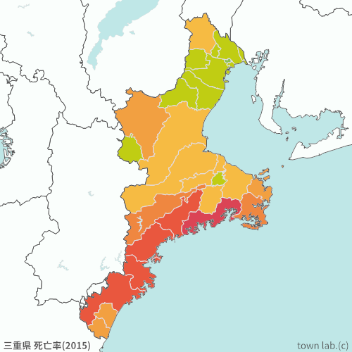 三重県 死亡率