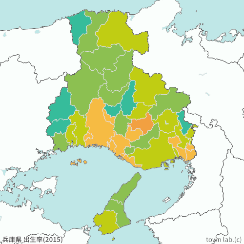 兵庫県 出生率