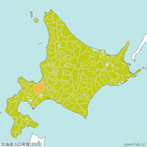 北海道 人口密度