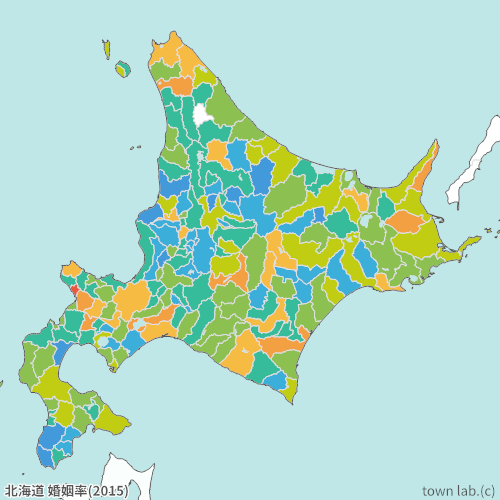 北海道 婚姻率