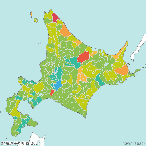 北海道 平均所得