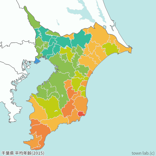 千葉県 平均年齢