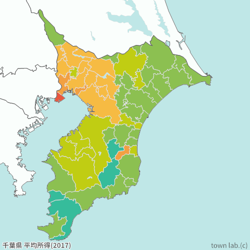 千葉県 平均所得