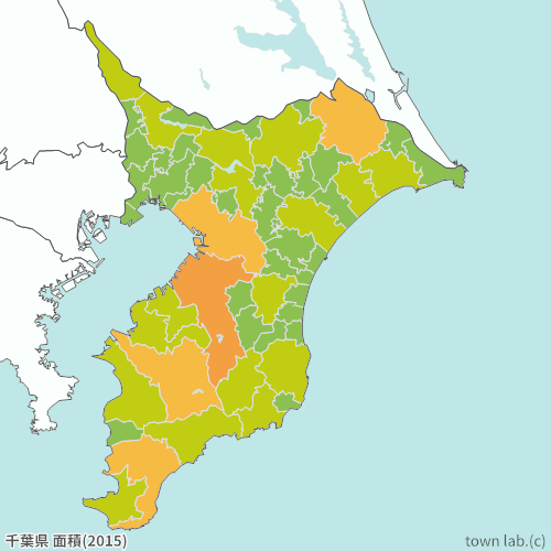 千葉県 面積